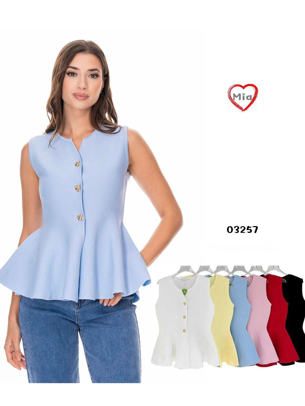 Blusa corte peplum